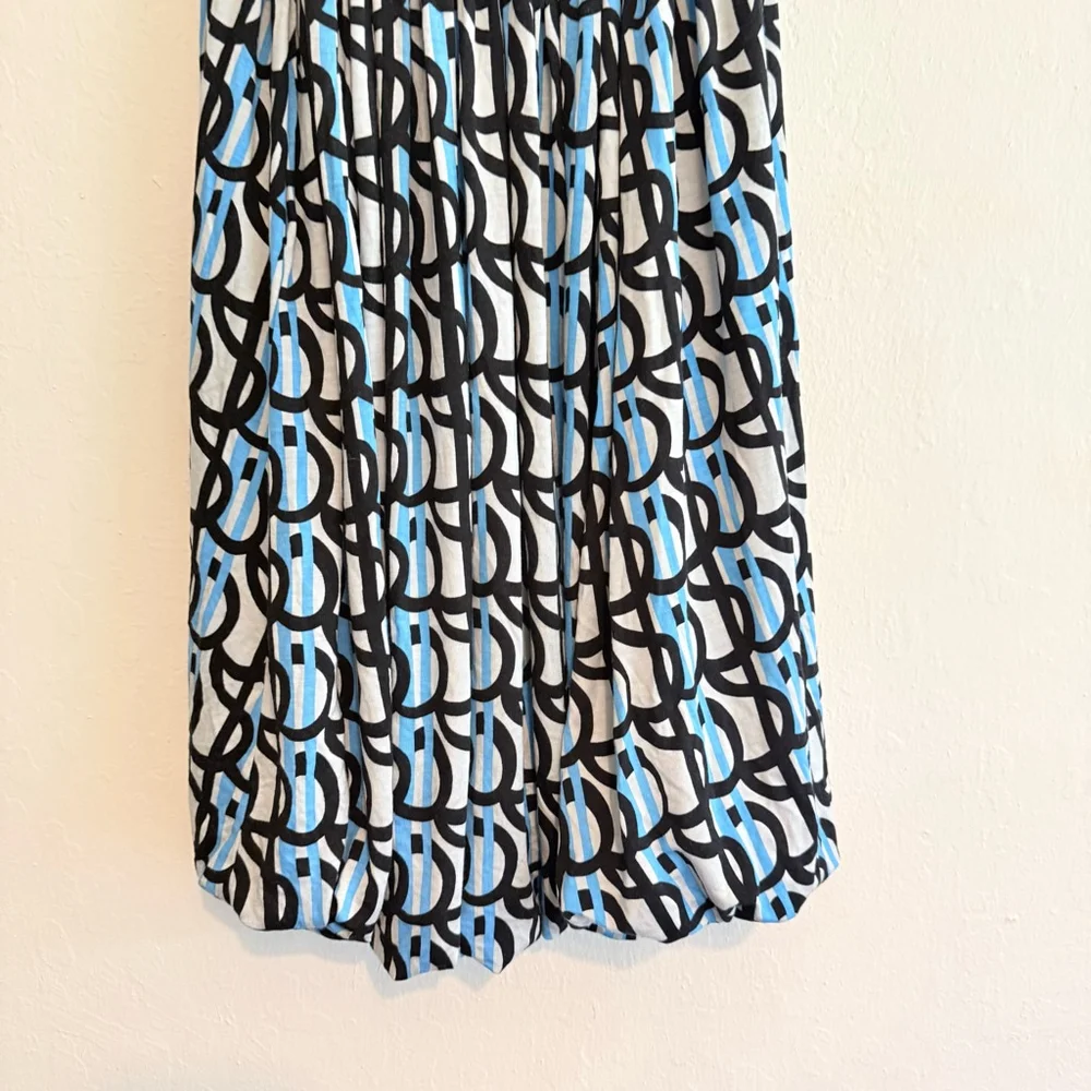 Plenty by Tracy Reece Women's Blue/Black/White Strapless Dress Size Small NWT - Picture 3 of 8
